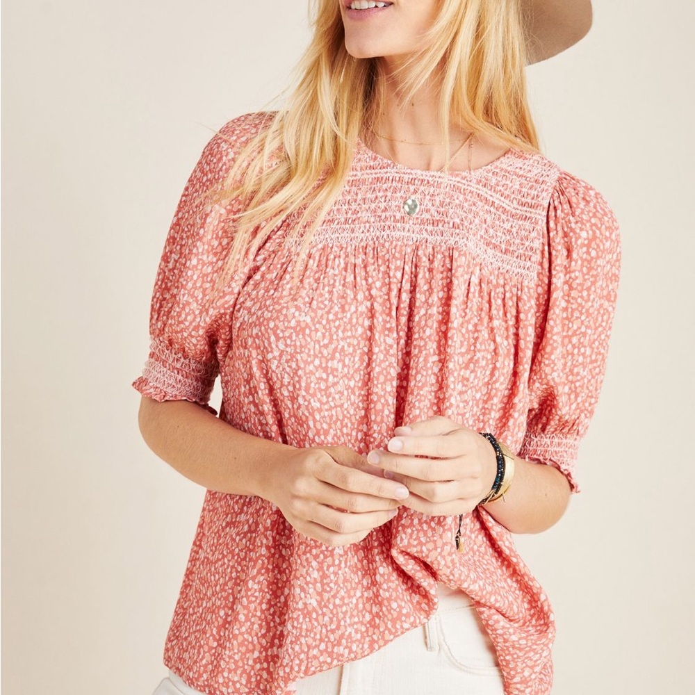 DOLAN Collection Rebecca Smocked Blouse